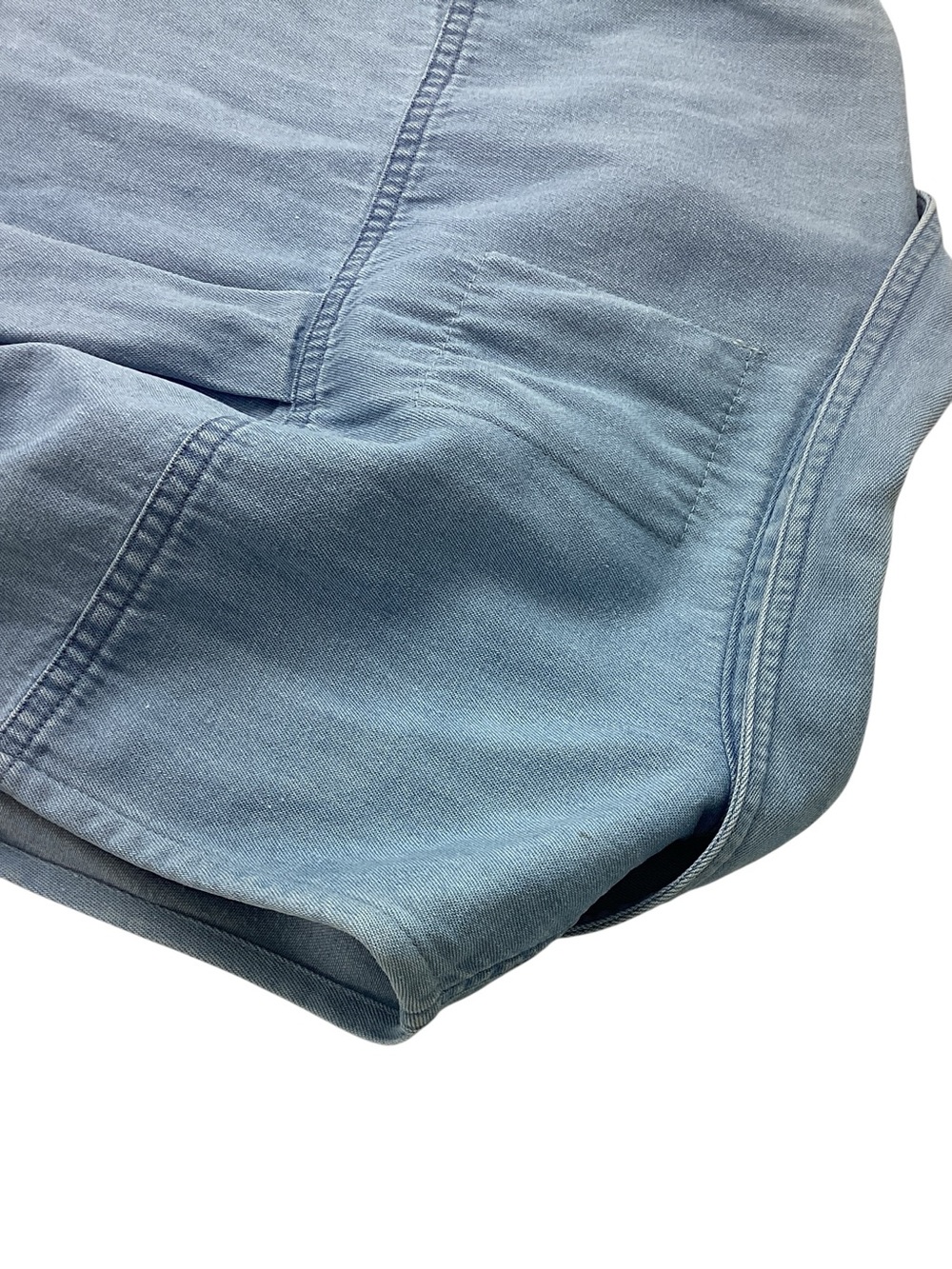 STATE THE LABEL Smock Dress OS Blue Denim Cotton Oversized Button Front Tunic - Picture 11 of 13